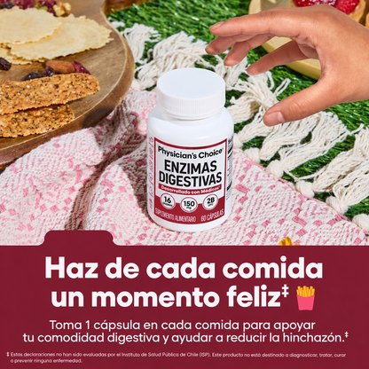 Physician's Choice | Enzimas Digestivas con Probióticos y Prebióticos