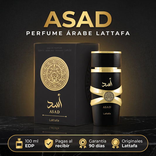 Perfume árabe Lattafa Asad 100 ml EDP con su caja